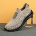 Breathable Men Casual Shoes Lightweight Outdoor Male Walking Shoes Anti-slip Men's Sneakers Slip On Flats Vulcanized Shoes 2025_vogvips.com