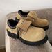ShoeVault 2025 New Style Cowhide Big Toe Derby For Men Suede Leather Shoes Internet Celebrity Hot Item British Soft Sole_vogvips.com