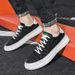 Genuine Leather Summer Breathable Versatile Sneakers Men's Trendy Ice Silk Canvas Student Casual Shoes_vogvips.com