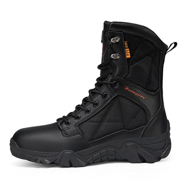 High Top Steel Head Shoes Military Boots Men's Special Forces Combat Boots Outdoor Safety Shoes Cold Sticking Craft Outdoor_vogvips.com