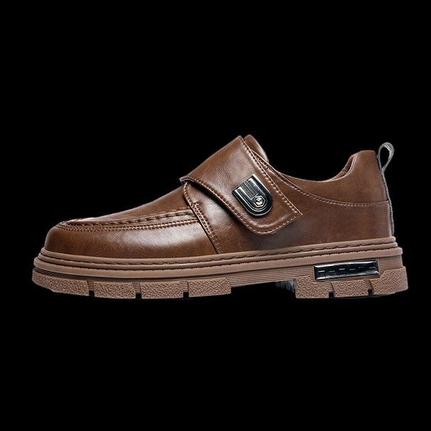 New Leather Spring Men's Shoes High-top Men's Heightening Tooling Martin Boots_vogvips.com