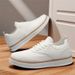 Men’s Flyknit Mesh Shoes 2026 Spring/Summer Breathable Sports-Casual Large-Size Lightweight Non-Slip Walking Shoes Lace-Up Cloth Shoes_vogvips.com