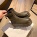 Z Martin Thick-Soled For Women, Short Boots, 2024 Autumn New Versatile Petite Stylish Thin Fleece Boots_vogvips.com