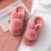 Women's Winter Thick Sole Non-Slip Plush Warm Indoor Couple Cute Outdoor Closed Heel Maternity Slippers_vogvips.com