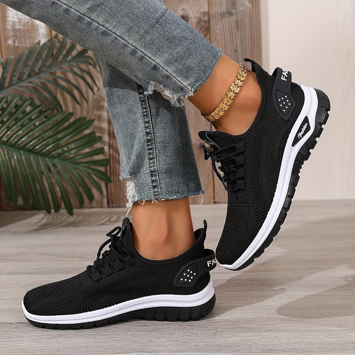 Cross-Border Dropshipping Versatile For Women Summer New Fashion Casual Sports Mesh Single Women's Shoes_vogvips.com