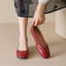 French Retro Soft-soled Ladyshoes Gentle Temperament Pleated Silver Light Mouth Flat-soled Single Shoes Women_vogvips.com