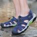 Cross-Border Large Size Summer Sandals Top Layer Cowhide Outdoor Water Casual Men's Beach Shoes Export Men_vogvips.com