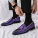 Suitable For All Seasons Shoes Large Glossy Loafers 38-48 Size Pin Buckle British Trend Hairstylist Social Spirit Little Le_vogvips.com