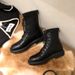 Women's Shoes Classic Round Toe Ankle Boots With Lace-Up Design, Genuine Leather Upper, Rubber Sole For Comfort And Durability, Low Heel Casual_vogvips.com