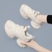 Black Dad Sneakers For Women 2025 New Autumn Thick-Soled White Height-Increasing Soft-Soled Travel Sports Casual Shoes Versatile_vogvips.com