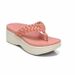 Wedge Heels To Wear Seaside Beach Fashion Increase Thick Soled Flip-flops_vogvips.com