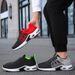 Men's Sports Spring New Sneakers Men's Fly Woven Air Cushion Lace Up Lightweight Running Shoes_vogvips.com
