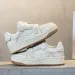 design Premium Shoes 2026 New Women's Genuine Leather Thick Sole Sneakers, Distressed Lace-Up White Board Shoes Free_vogvips.com