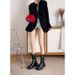 Gravity Shoe Factory French Leather Pile Short For Women 2025 Autumn And Winter Heel Thick Sole British Style Martin_vogvips.com