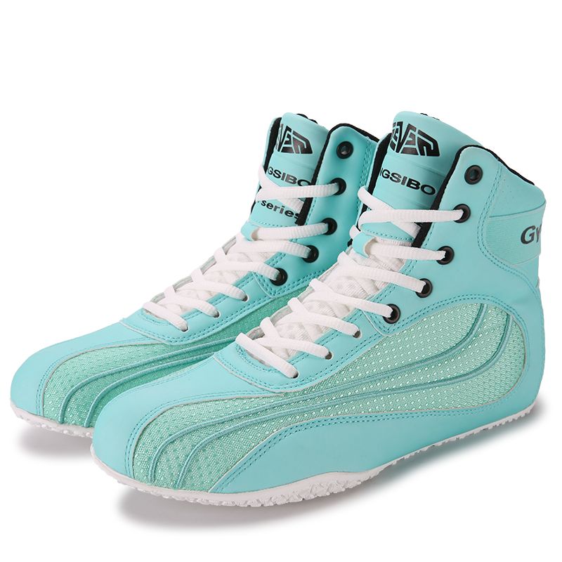 Boxing Shoes Comprehensive Training Shoes Strength Weightlifting Boxing Fighting High Help Men Women Adult Children's Sanda_vogvips.com