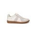 Women's Round Toe Color Block Casual Sneakers Lace Up German Training White Shoes For Autumn And Winter_vogvips.com