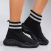 Spring New Women's Fashionable, Breathable, Lightweight, Non-slip, Wear-resistant, Casual Sports Shoes, Flat Shoes_vogvips.com