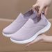 Summer New Style Walking Slip-On Soft Sole Mom Fashionable Casual Sports Shoes For Women_vogvips.com