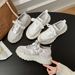 7cm Height Increasing 25ss Cortez Summer Genuine Leather Breathable Satin Tire German Training Women Thick Sole Lace-up_vogvips.com