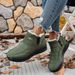 Snow Unisex 2025 Winter Large Size New Women's Thick-Soled Shoes With Fleece Lining And Thickened Cotton Boots_vogvips.com