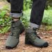 Men's Outdoor Hiking Shoes - Anti-Slip, Breathable Flyknit, EVA Midsole For Trail Running, Camping, Fishing & Rock Climbing Rock Climbing Shoes_vogvips.com