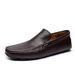 Large Size Men's Doudou Shoes Lazy Driving Casual Small Leather Shoes Style Office Shoes_vogvips.com