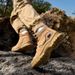Genuine Leather Martin Boots For Men, Winter Fleece-Lined Warm Snow Boots, Outdoor Sports Hiking And Mountaineering_vogvips.com