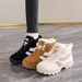 Niche Thick-Soled German Training Shoes For Women 2025 Autumn Winter New Fleece-Lined Casual Lightweight Snow Boots_vogvips.com