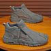 Men's Shoes Spring And Autumn Labor Insurance Shoes Men's Casual Sports Non-slip Wear-resistant High-top Tooling Shoes Short Boots Casual Martin Boots_vogvips.com