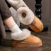 Bag Heel Thick Soled Cotton Slippers For Women, Autumn And Winter, Indoor Wear-resistant Soft Sole, Warm Home, Couple's Warm Snow Boots For Women_vogvips.com