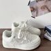 Platform White Sneakers For Women Versatile Student Ins Style Casual Women's 2025 Spring Autumn New Bread Shoes_vogvips.com
