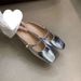 European And American Style Half For Women 2025 Retro Small Square Toe Flat Closed-Toe Slippers Fashionable Outdoor Lazy_vogvips.com