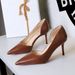 Pointed Thin Heels Women's Shoes Shallow Mouth Side Hollow High Heels Pedicure One Pedicure High Heels Single Shoes_vogvips.com