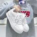 Men's 2024 New Casual Small White Korean Version Trendy Sports Men's Bread Shoes, Niche Board Shoes_vogvips.com