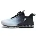 Mens Blue White Gradient Air Cushion Running Shoes Breathable Mesh Upper Non Slip Athletic Sneakers For Sports And Daily_vogvips.com