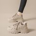 Korean Style Retro Sneakers Women Autumn Winter Thick Sole Height Increasing Casual Running Shoes For Students_vogvips.com