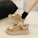 Star Little White For Women Autumn New Korean Edition Ins Female Students Fashion Thick Soled Sports Board Casual_vogvips.com