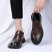 2025 Spring New Men's Shoes: Genuine Thick Breathable Soft Soled Business Casual Shoes, Trendy Versatile Dress Leather_vogvips.com