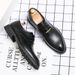 Suitable For All Seasons Leather 2025 New Men's Business Formal Classic Round Toe Casual Fashion Wedding Shoes_vogvips.com