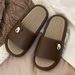 New Style Women's Summer Outdoor Wear, Non-Slip, Wear-Resistant, Flat, Height-Increasing Slippers Women, Soft Sole,_vogvips.com