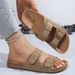 2026Classic For Women Men Fashion Soft Thick Sole Cork Slippers Summer Beach Home Open Toe Flat Sandals_vogvips.com