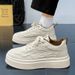 New Breathable Thick Sole Casual Shoes Men Sports All Match Small White Shoes_vogvips.com