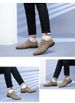Men's Casual Shoes Mesh Lace-up Outdoor Casual Work Men's Shoes Round Head Shallow Mouth Work Shoes_vogvips.com
