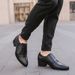 Euro Step Genuine Leather Pointed Business Formal High Heels 6CM Slip-On Height Increasing 8cm Men's Shoes_vogvips.com