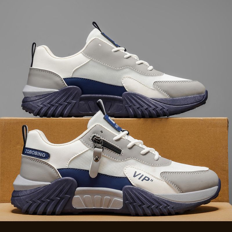 Summer New Men's Breathable Sports Shoes Plus Size Casual Sneakers Trendy Versatile Youth Footwear_vogvips.com