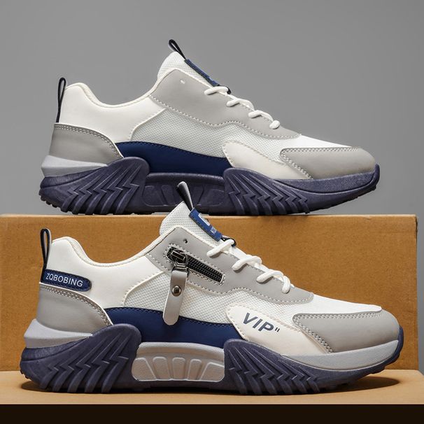 Summer New Men's Breathable Sports Shoes Plus Size Casual Sneakers Trendy Versatile Youth Footwear_vogvips.com