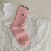 Women's & Men's Cotton Ballet Socks With Contrast Embroidery And Bowknot Design, Breathable Comfortable Casual Socks For All Seasons_vogvips.com