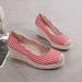 Round Toe Breathable Slip-On Shoes In Red, Black & Beige | Comfortable Espadrille Style Casual Footwear For Spring & Autumn_vogvips.com