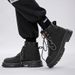 European Warm Series For Men Student Martin Boot Autumn Leather Men' High-top Stylih Workwear Non-lip Wear-reitant Outdoor Hiking_vogvips.com