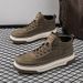 Men's High Top Sneakers Thick Sole Soft Sole Height Increasing Anti-Slip Casual Fashion Versatile Spring New Skate Shoes_vogvips.com